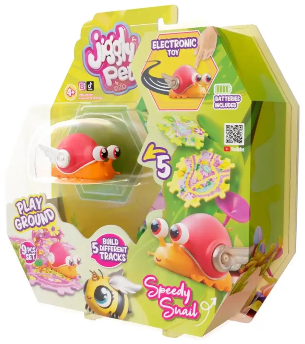 Asmodee Jiggly Pets Bugs Robot Slak