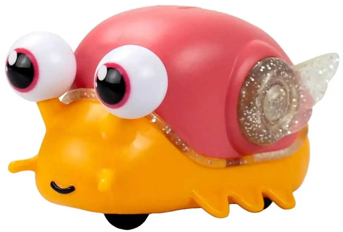 Asmodee Jiggly Pets Bugs Robot Slak - Interactief Speelgoed - Oranje