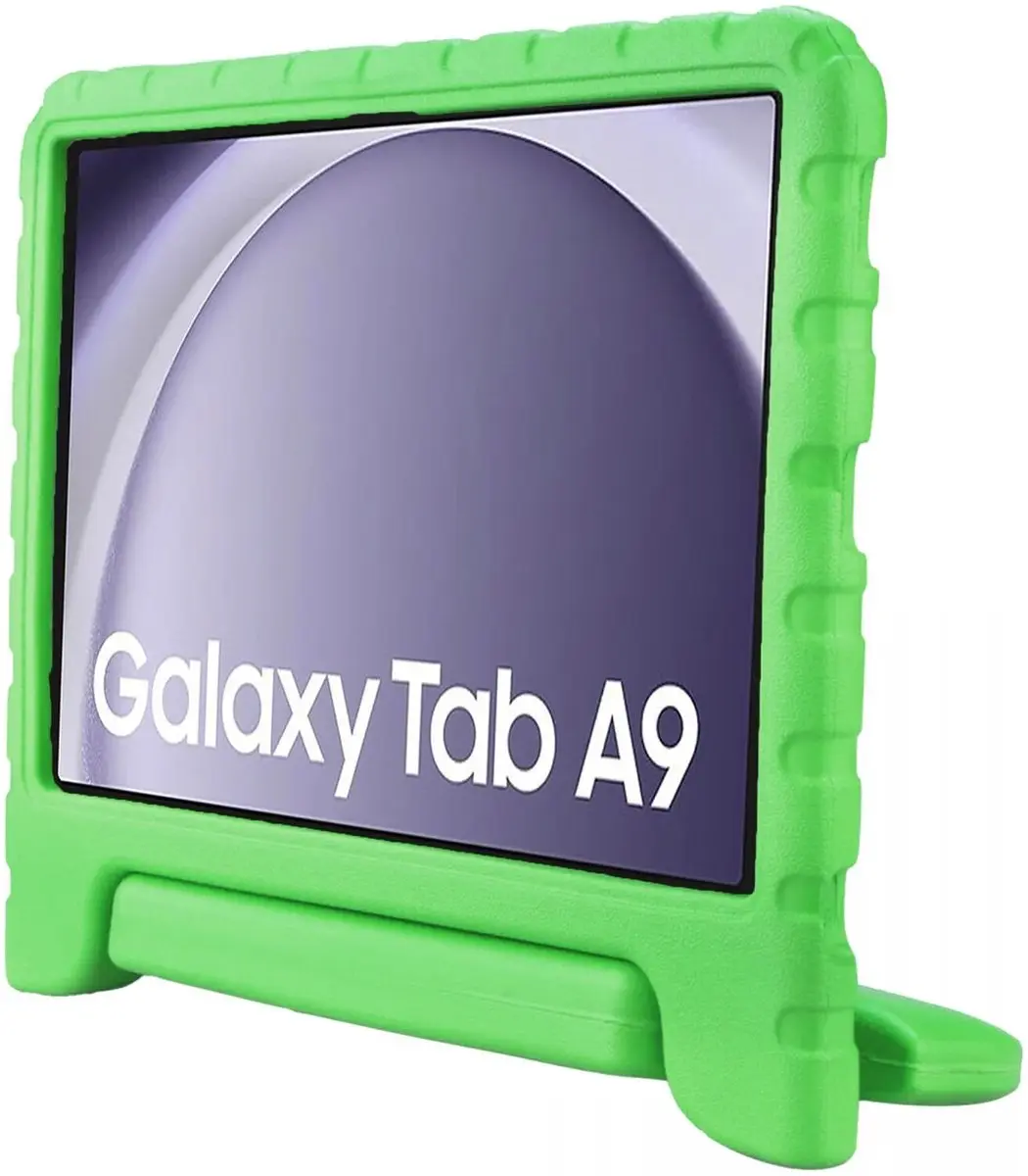 HappyCase Kinder Tablethoes Samsung Galaxy Tab A9 - Groen - afbeelding 6 van 6