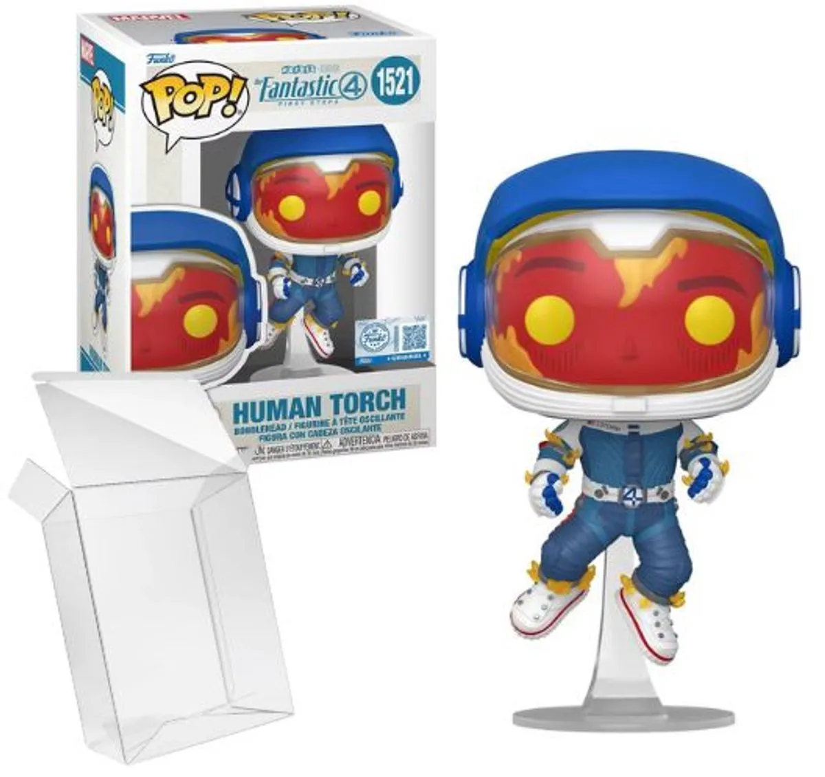Funko Pop! Human Torch #1521 Fantastic Four - Multicolor