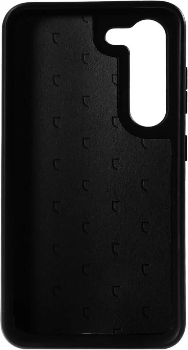 Rosso Elite 183521 Hoesje Samsung Galaxy S23 FE - MagSafe - Echt Leer Zwart