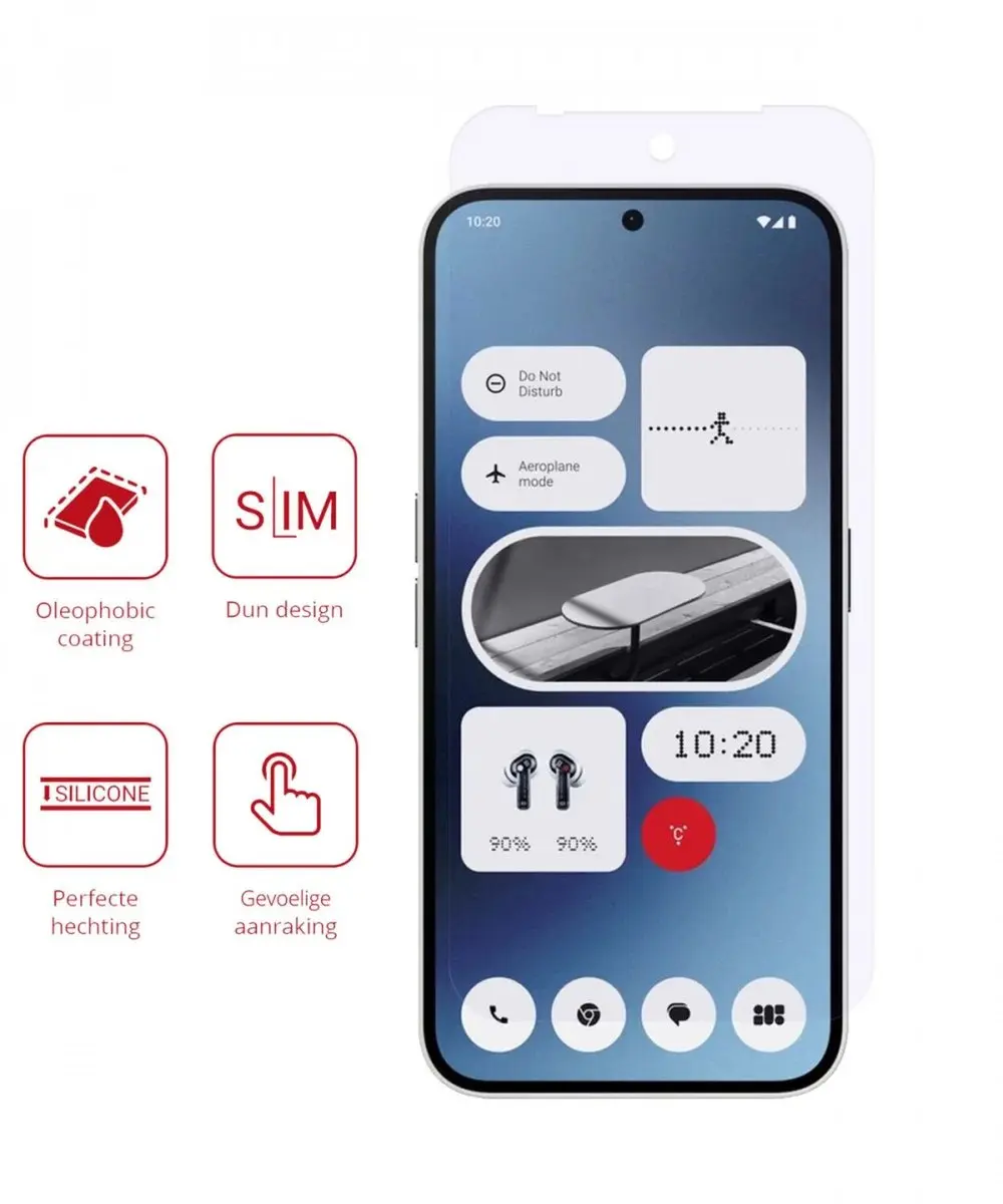 Rosso Screen Protector Nothing Phone (2a) 2 Stuks - Ultra Clear