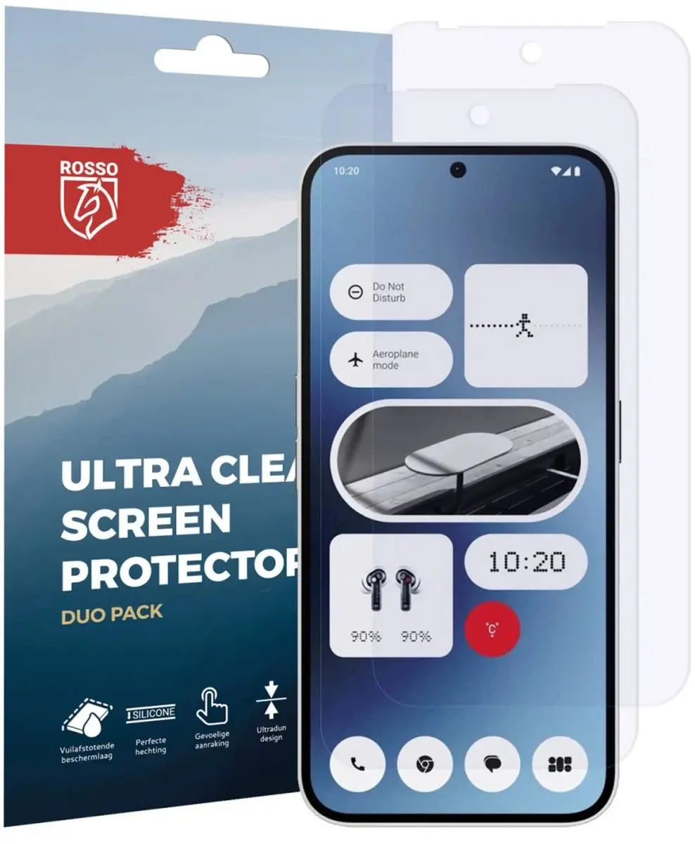 Rosso Screen Protector Nothing Phone (2a) 2 Stuks - Ultra Clear