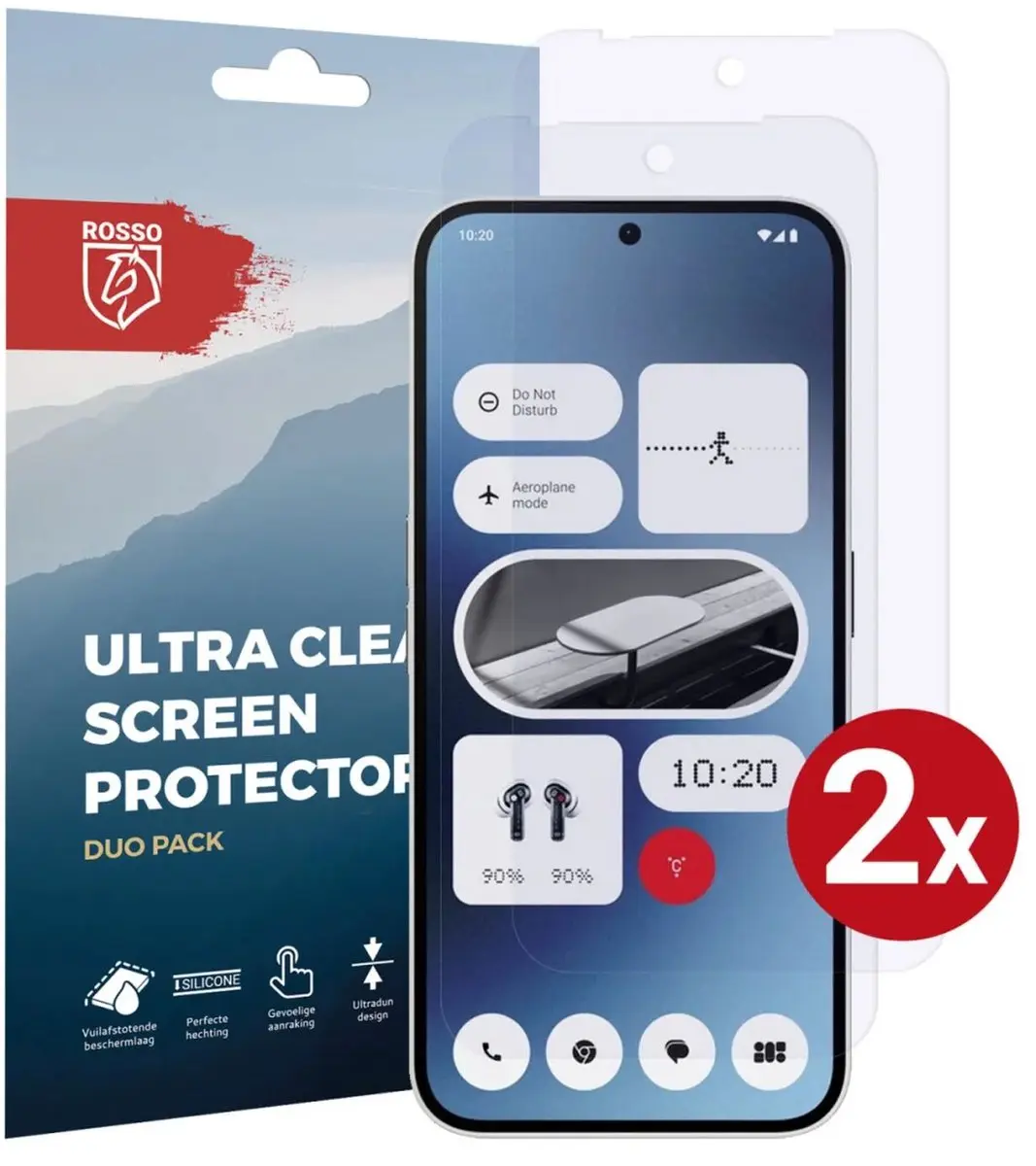 Rosso Screen Protector Geschikt voor Nothing Phone (2a) / (2a) Plus