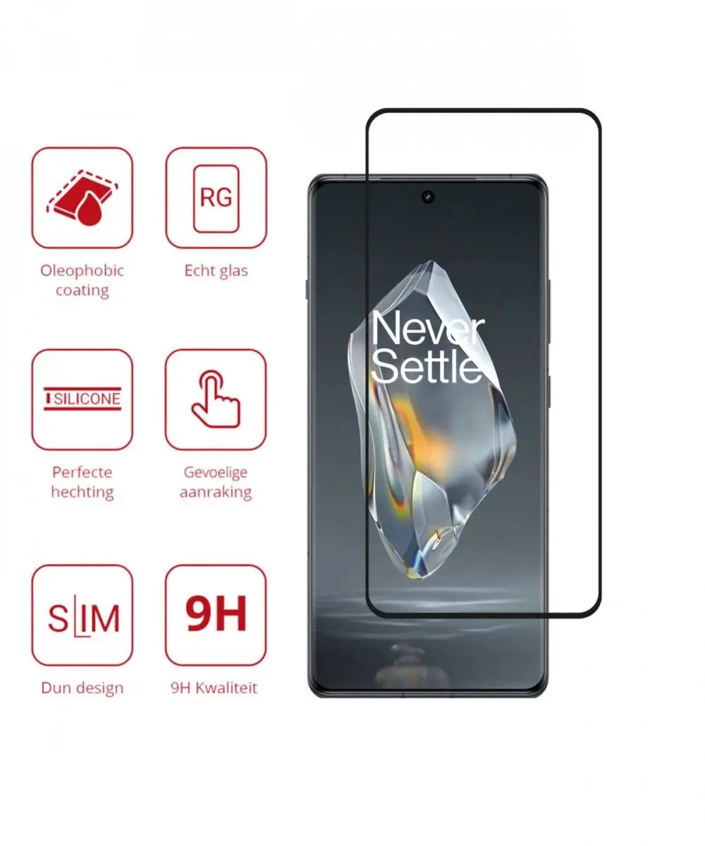 Rosso OnePlus 12R Schermbeschermer 9H - Glasplaatje