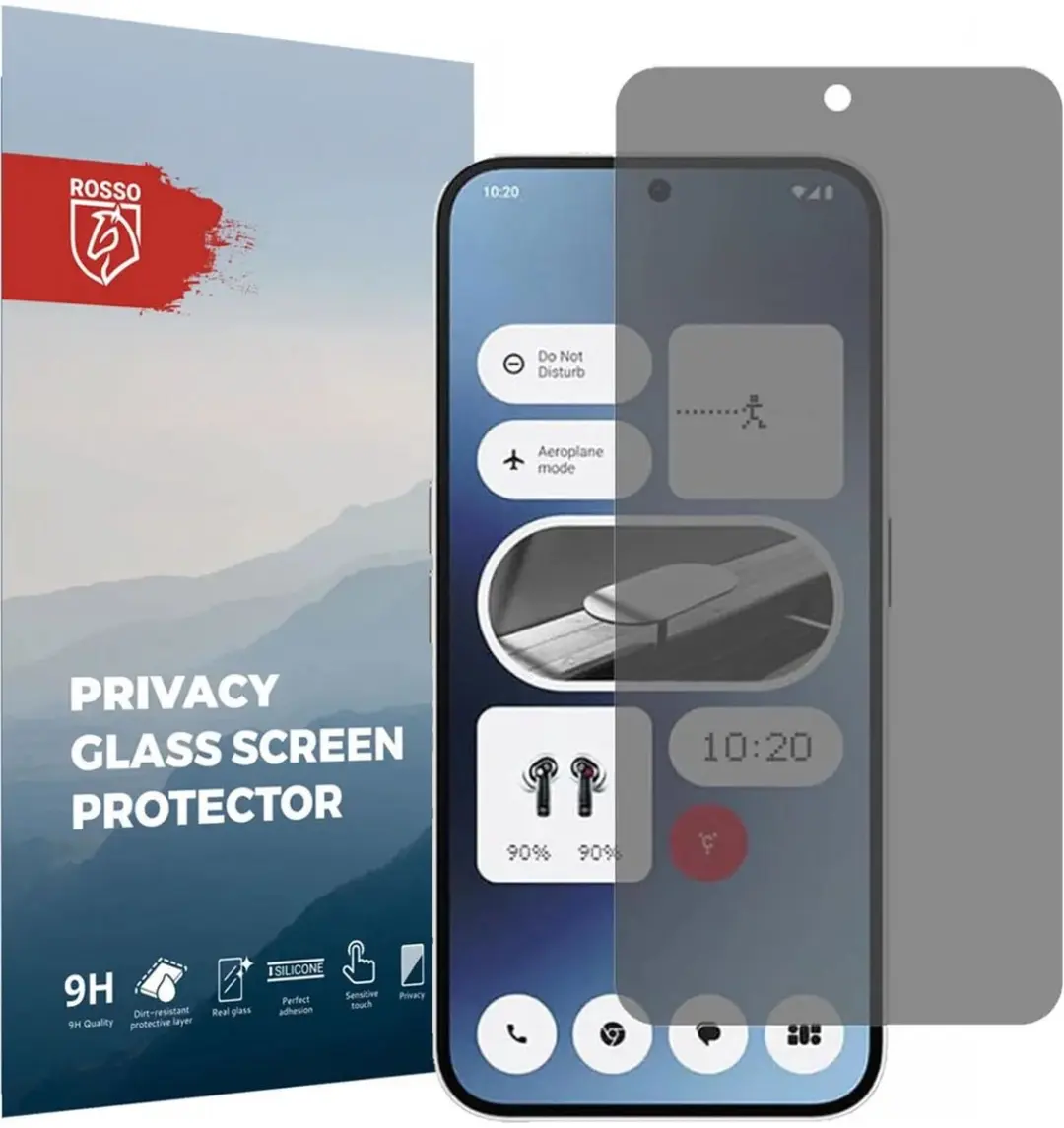 Rosso Privacy Screen Protector Geschikt voor de Nothing Phone (2a) / (2a) Plus