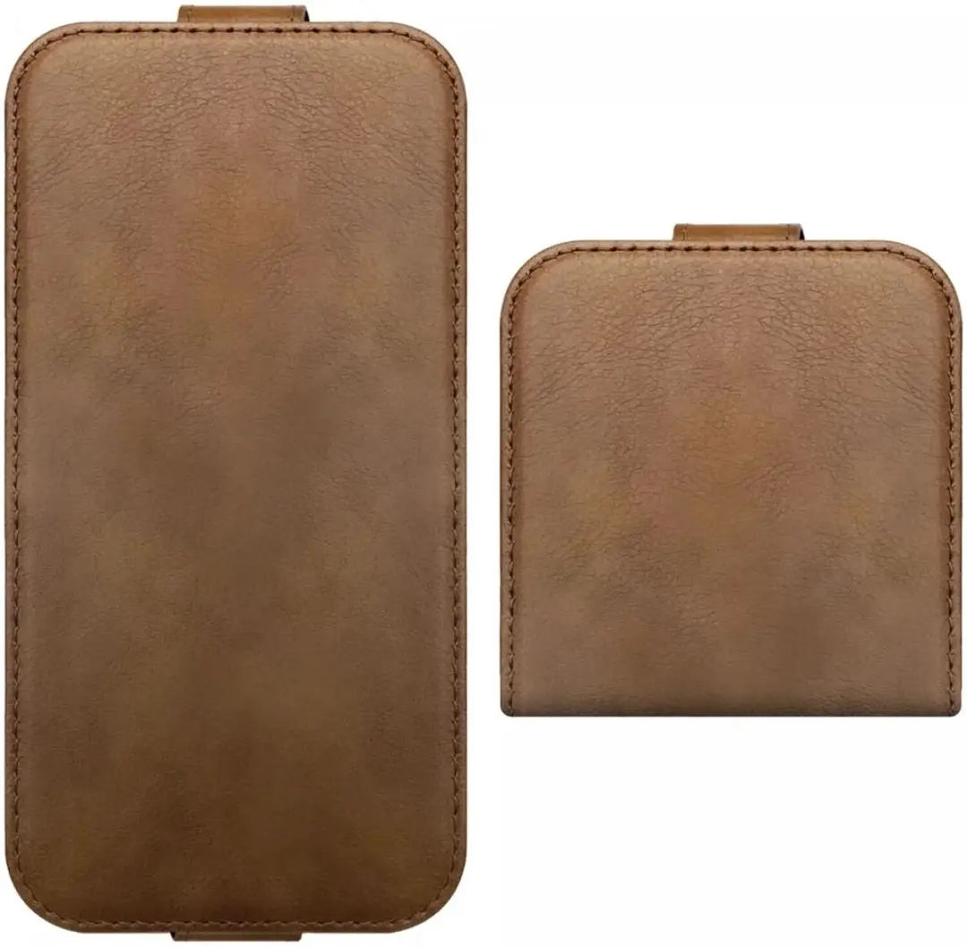 Rosso Element 190046 Hoesje - Samsung Galaxy Z Flip 6/7 FE - Bruin