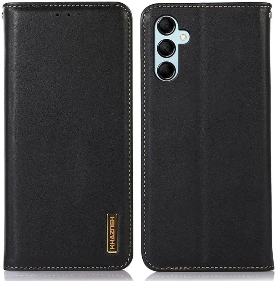 Khazneh Hoesje RFID Book Case Samsung Galaxy S24 - Zwart - afbeelding 6 van 6