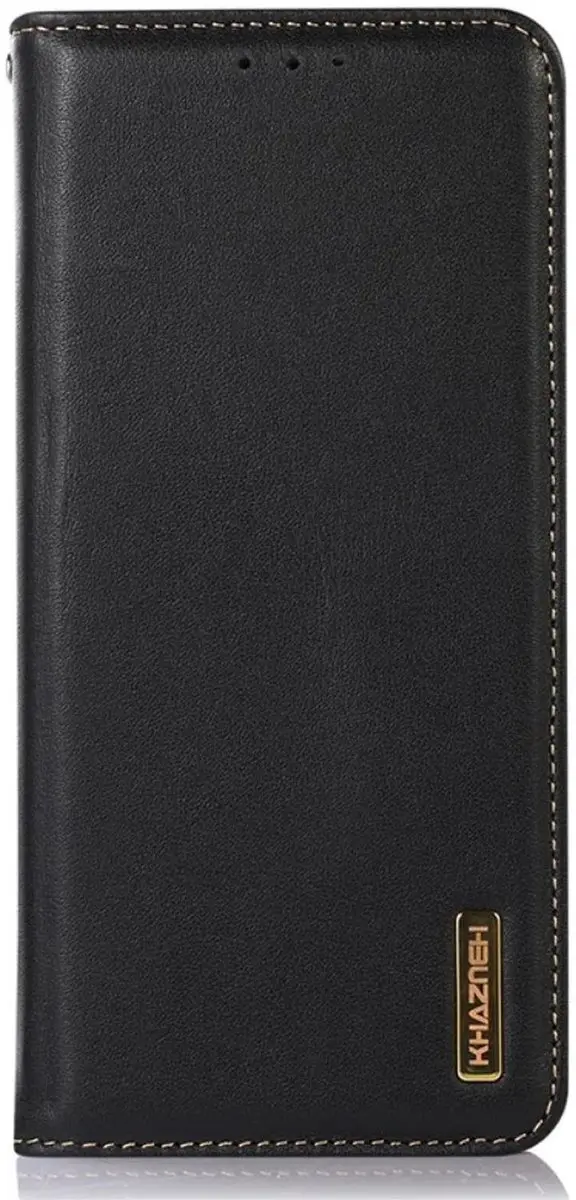 Khazneh Hoesje RFID Book Case Samsung Galaxy S24 - Zwart