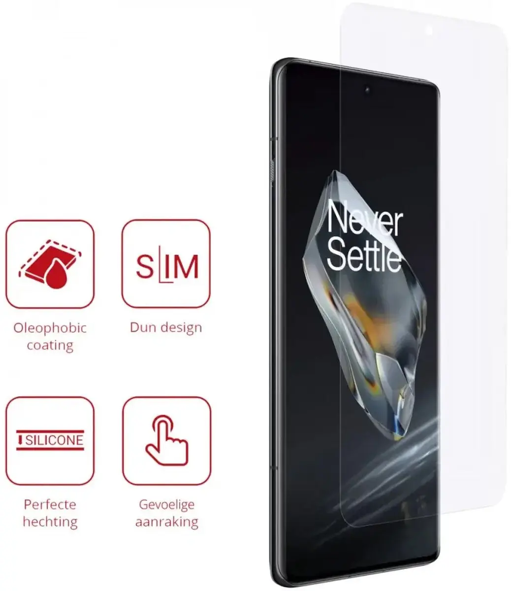 Rosso Screen Protector Ultra Clear - OnePlus 12 - 2 Stuks