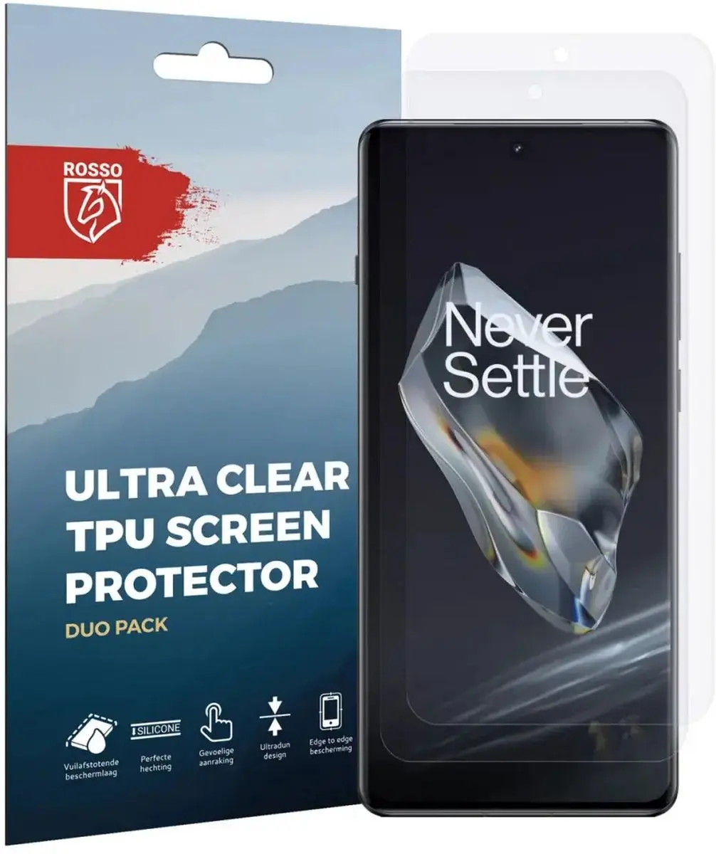 Rosso Screen Protector Ultra Clear - OnePlus 12 - 2 Stuks