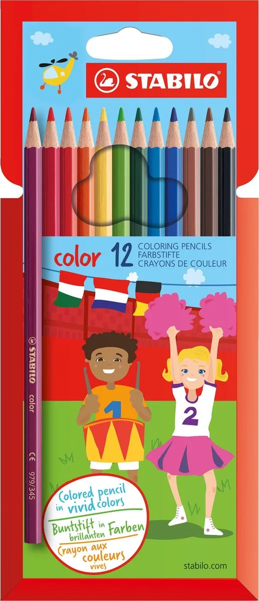 STABILO Color Kleurpotloden 12 Stuks