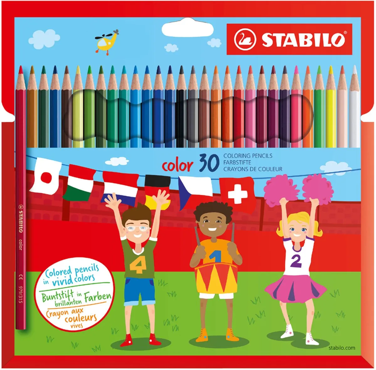 STABILO Color Kleurpotloden 12 Stuks - Meerkleurig