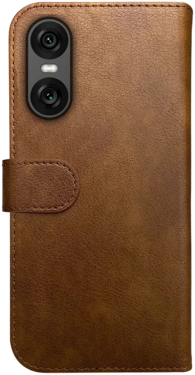 Rosso Element Wallet Book Case 190049 - Sony Xperia 10 VI - 3 Pasjes - Bruin
