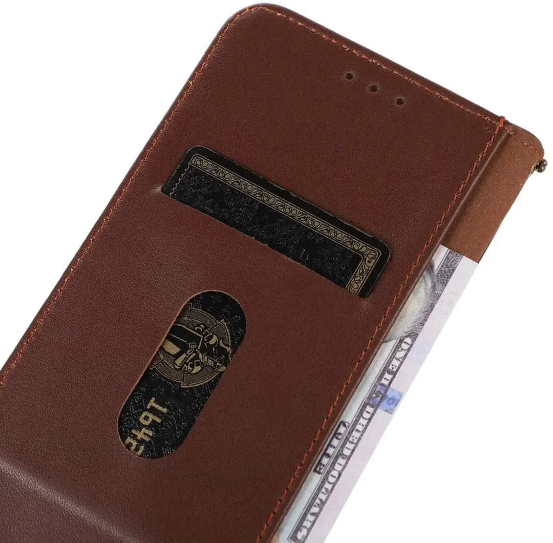 Khazneh Hoesje Xiaomi 14 Ultra - Echt Leer Bruin