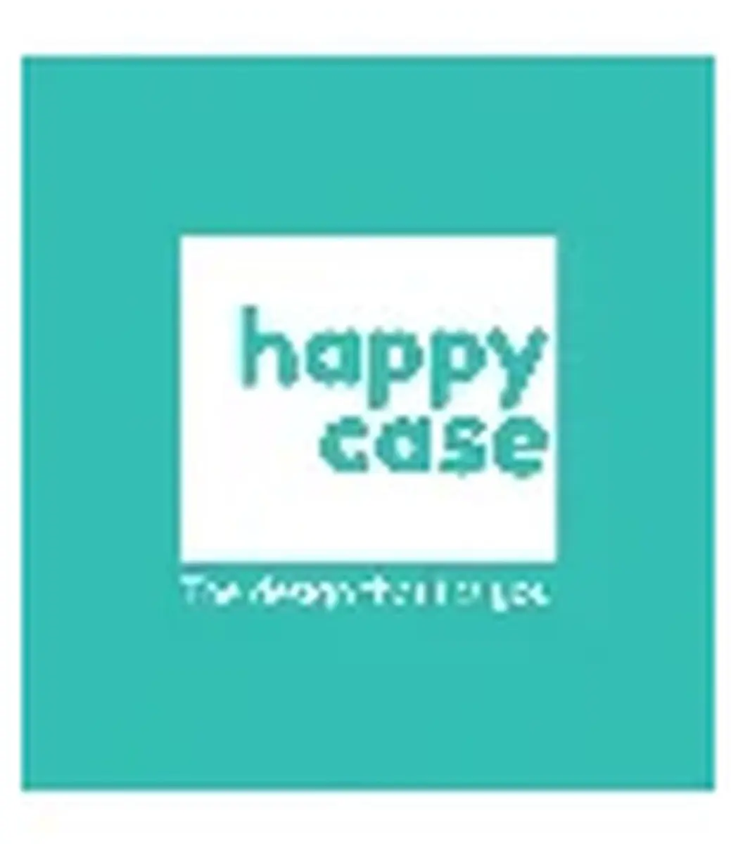 HappyCase Hoesje iPhone 15 Spiegelprint - Wit/Transparant