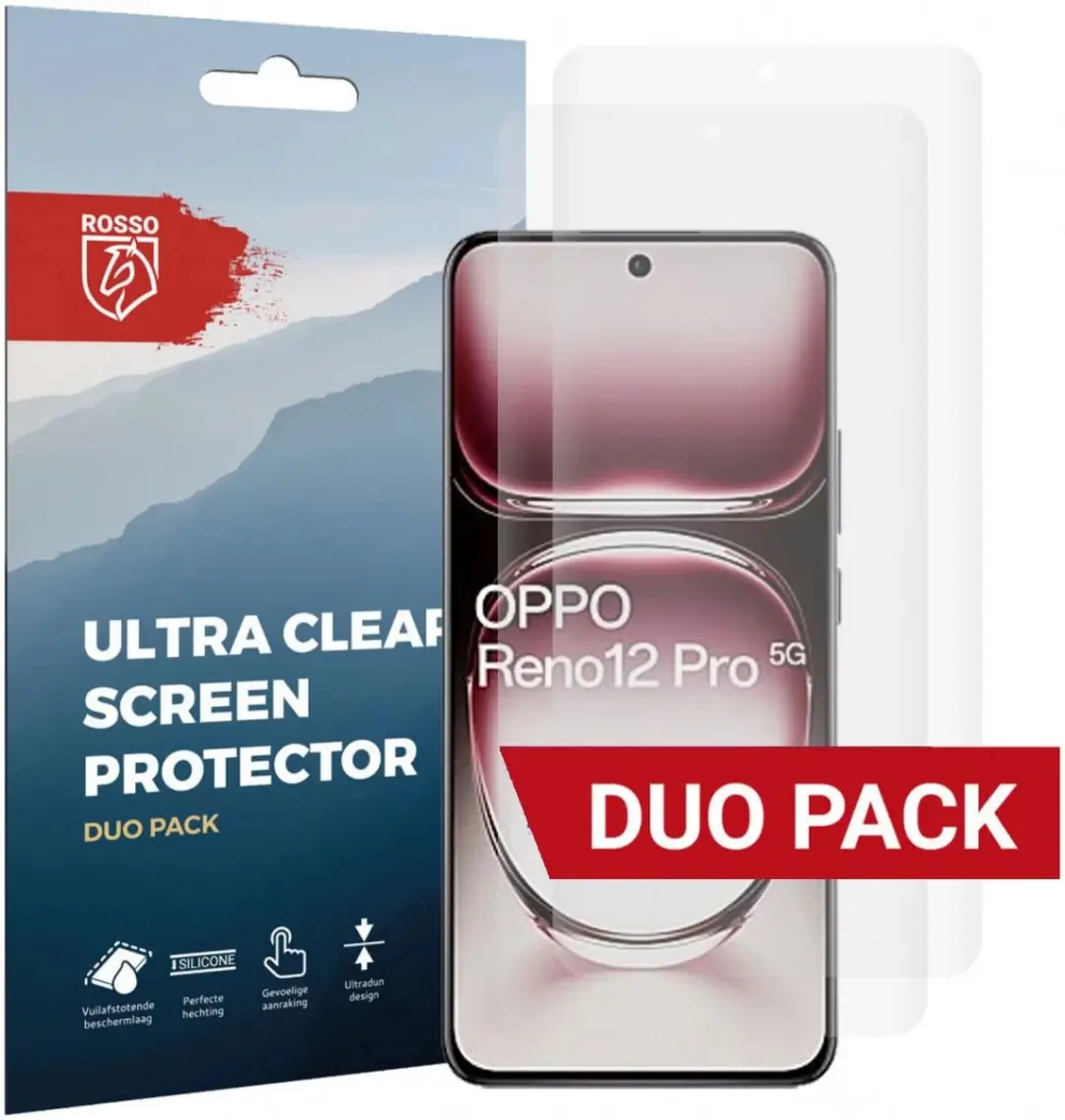 Rosso Screen Protector Geschikt voor Oppo Reno 12 Pro