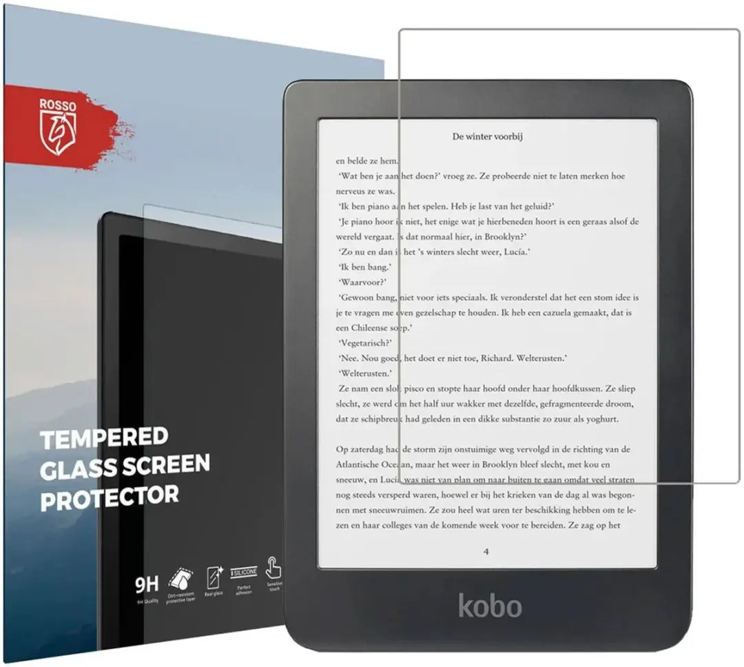 Rosso Glasbeschermer Kobo Clara HD 9H