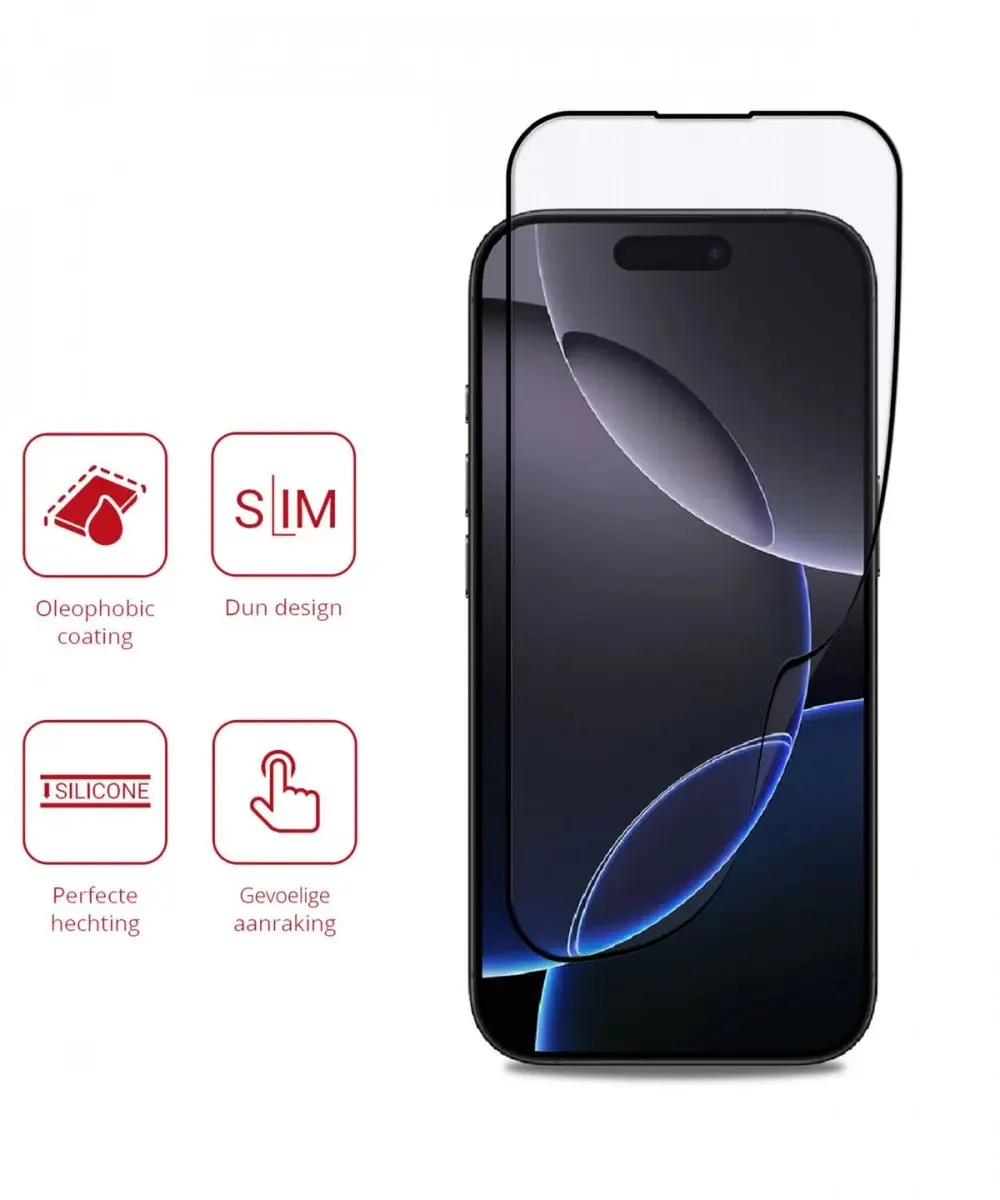 Rosso Hybrid Glass iPhone 16 Pro Max Screen Protector - PMMA