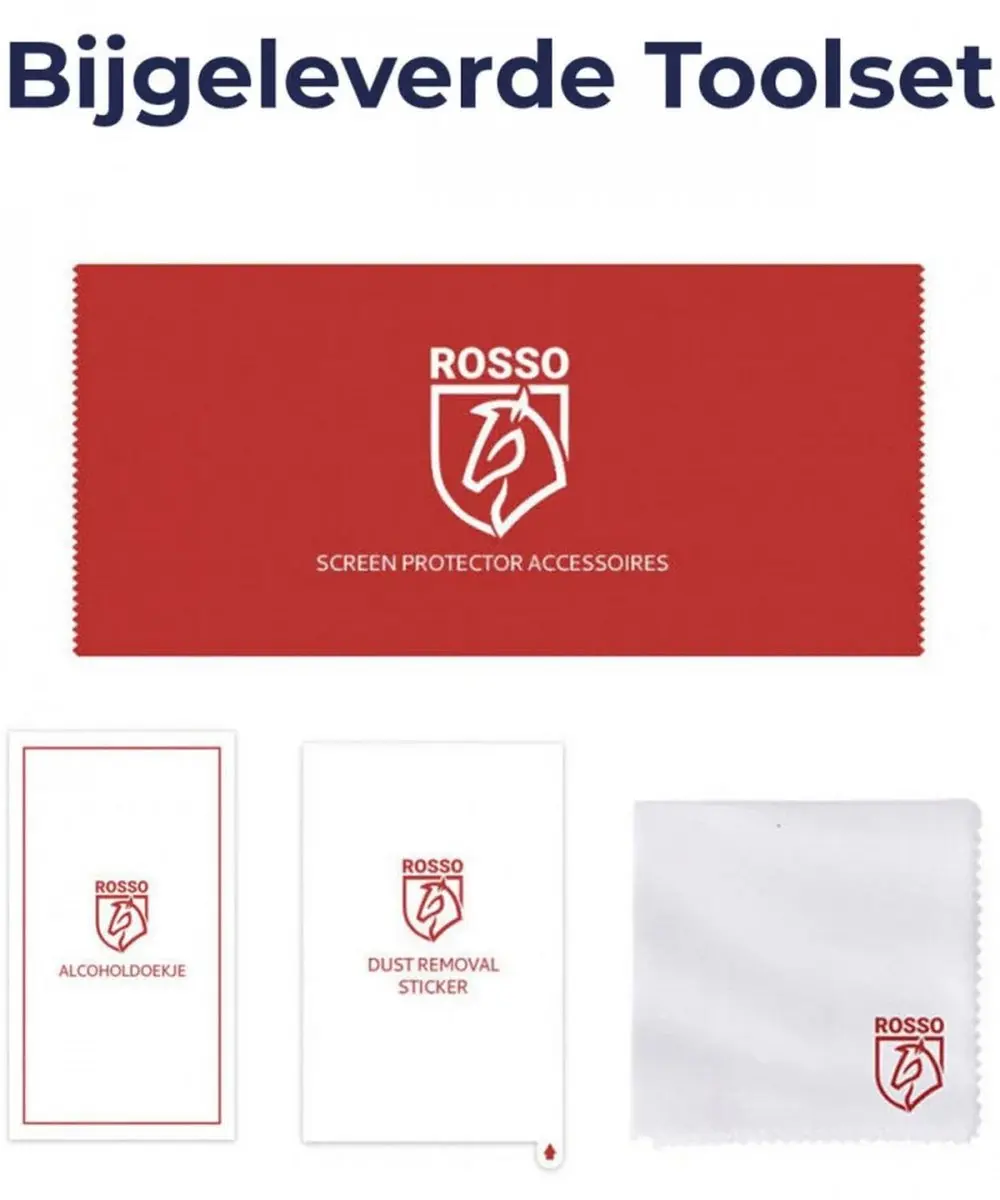 Rosso Hybrid Glass iPhone 16 Pro Max Screen Protector - PMMA