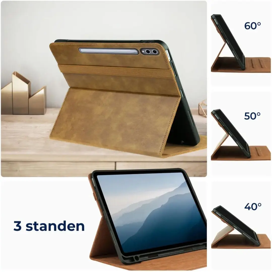 Rosso Element 203292 Hoes Samsung Galaxy Tab S10 Ultra - Bruin
