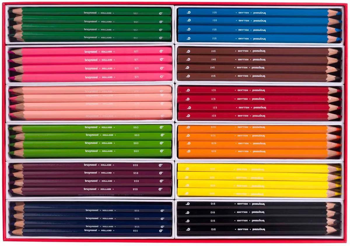 BRUYNZEEL Mega 144 Kleurpotloden Multicolor