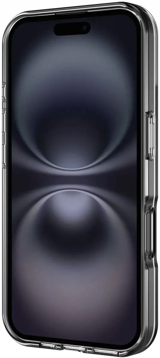 HappyCase Joy Hoesje iPhone 16 - Transparant - MagSafe