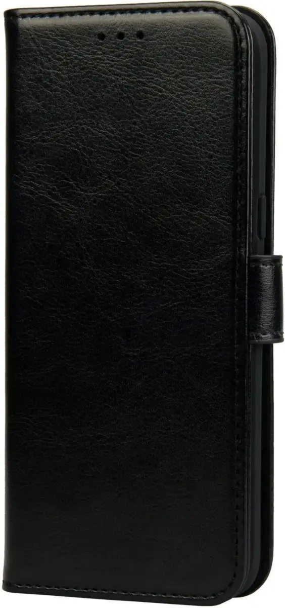 Rosso Element Wallet Book Case Moto G35 - 3 Pasjes - Zwart