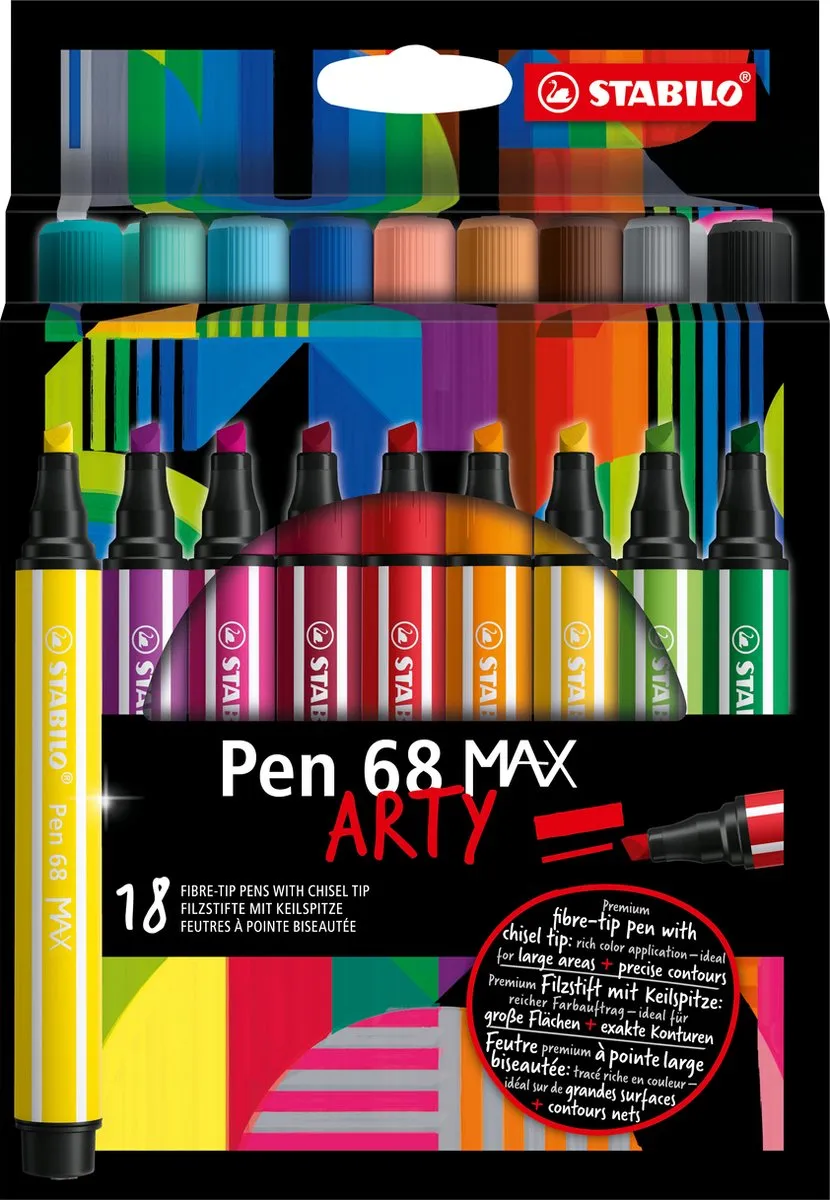 STABILO Pen 68 MAX ARTY Viltstiften