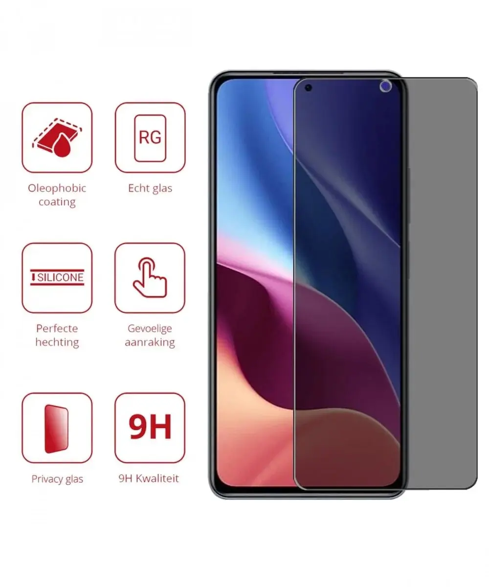 Rosso Privacy Screen Protector Motorola Edge 50 Neo - 9H Glas