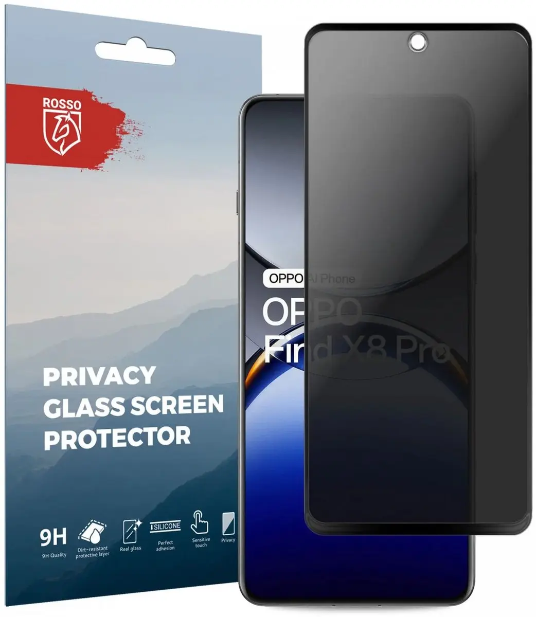 Rosso Privacy Screen Protector Geschikt voor de Oppo Find X8 Pro