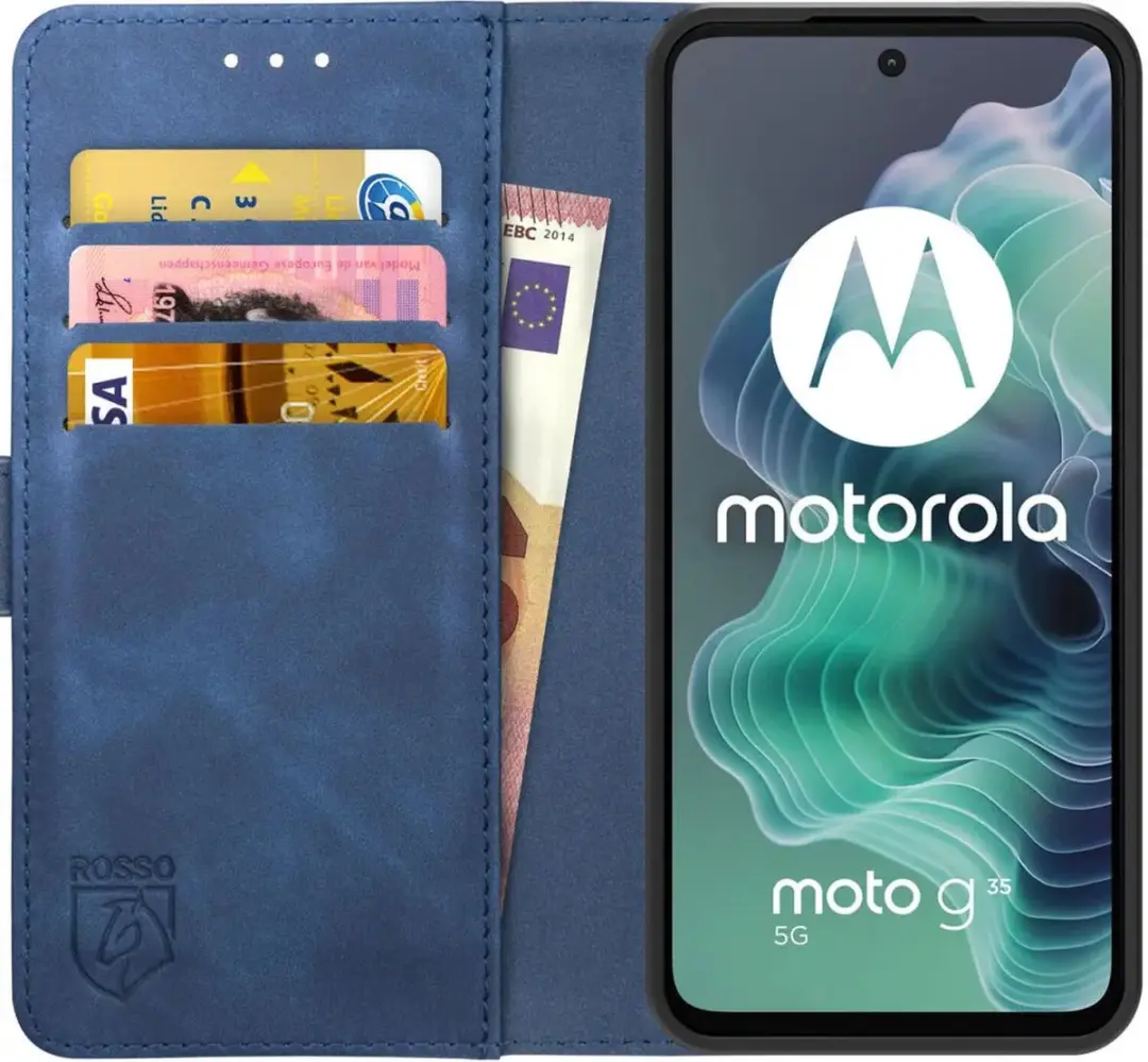 Rosso Element Geschikt voor Motorola Moto G35