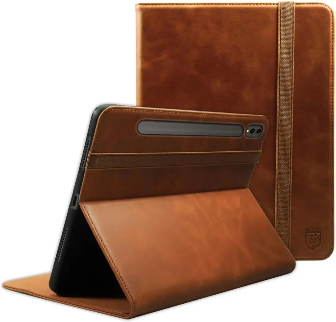 Rosso Deluxe Hoes Samsung Galaxy Tab S9/S9 FE/S10 Lite