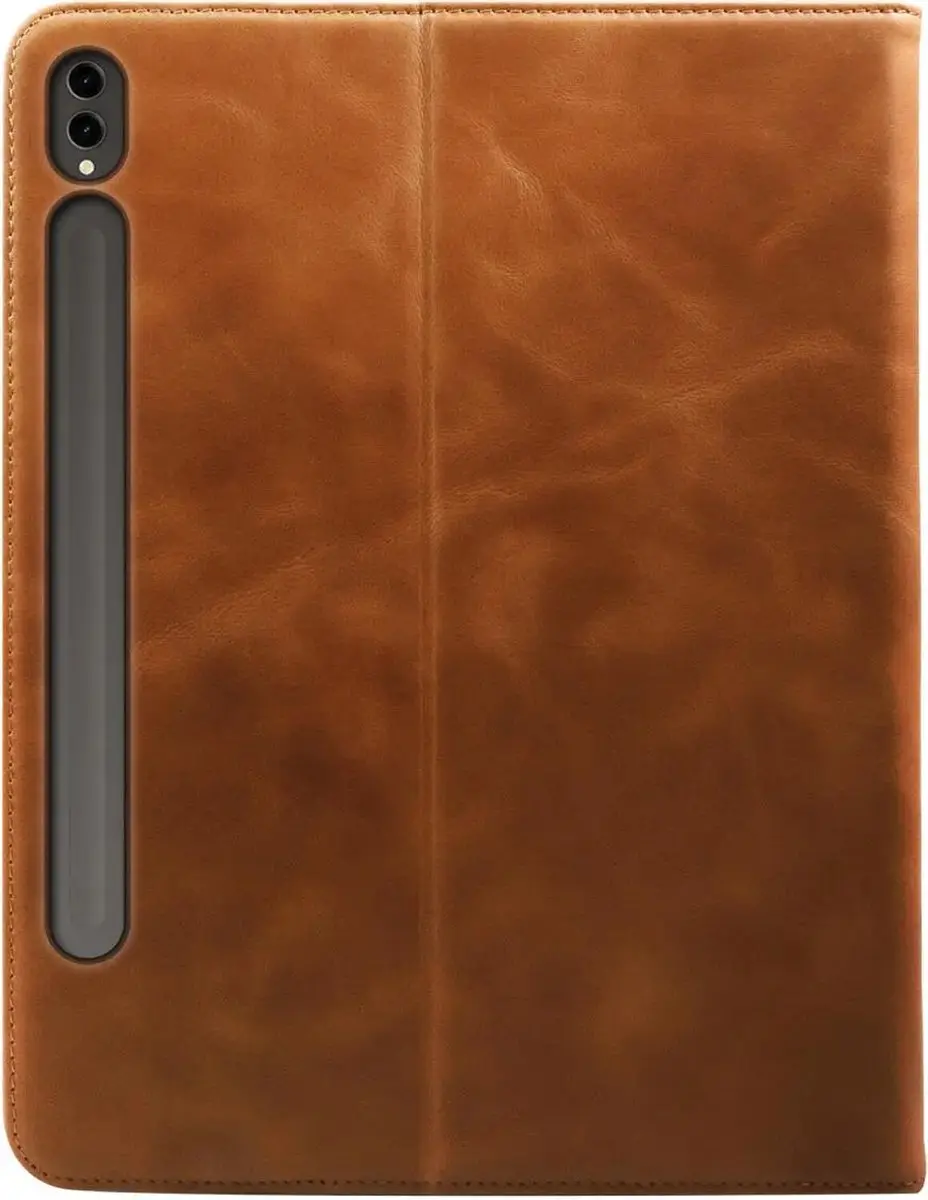 Rosso Deluxe Hoes Samsung Galaxy Tab S9/S9 FE/S10 Lite - Echt Leer Bruin - 208620