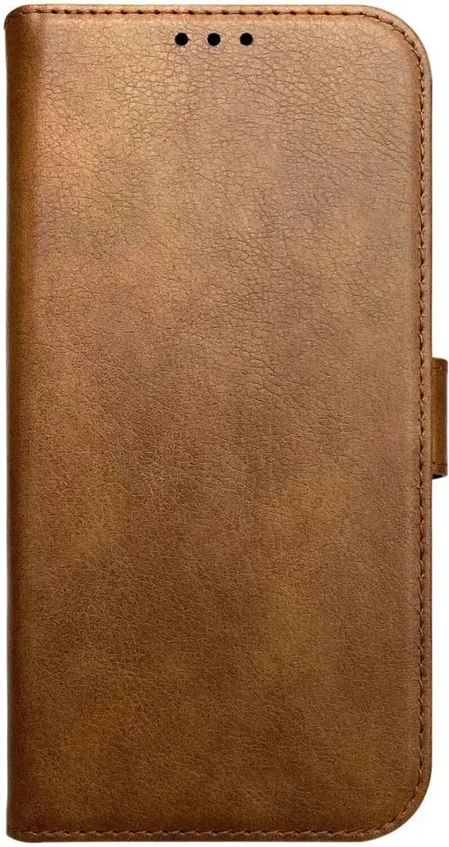 Rosso Element Wallet Book Case Xiaomi Redmi Note 14 Pro 4G - 3 Pasjes - Bruin