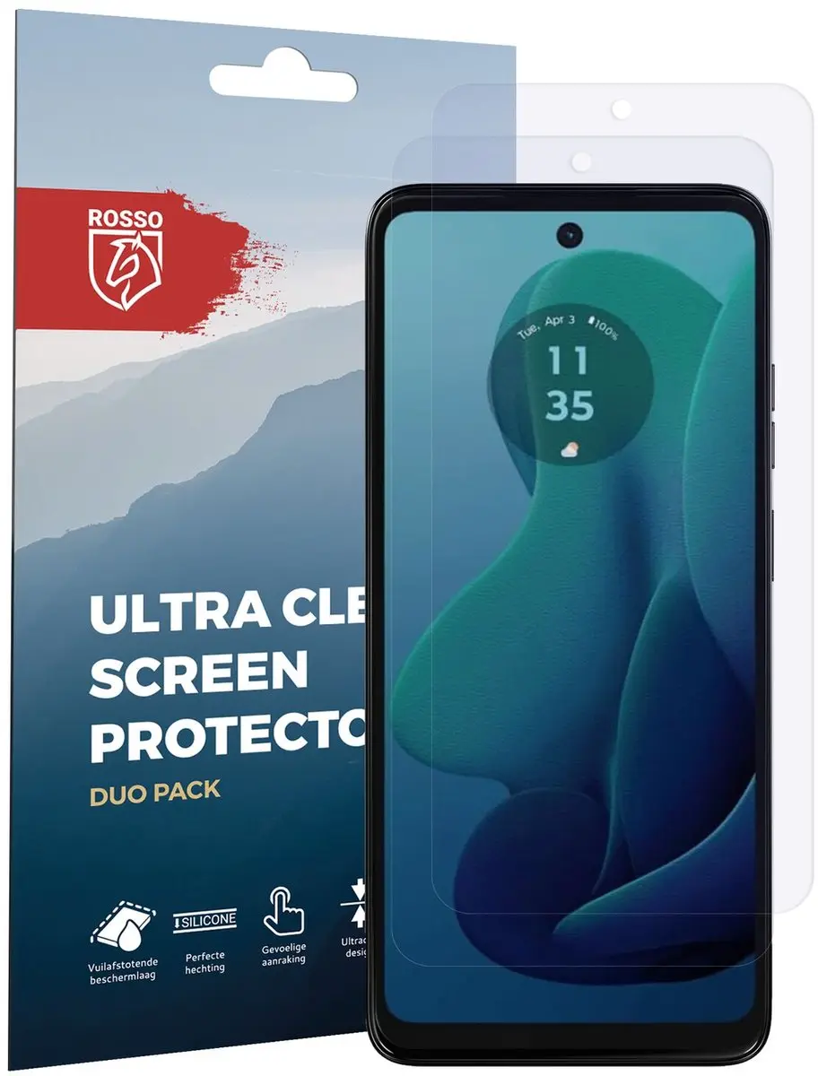 Rosso Screen Protector Motorola Moto G 5G (2024) - 2 Stuks