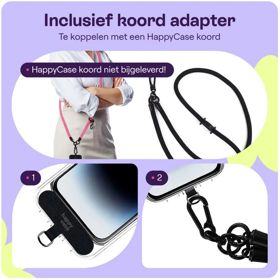 HappyCase Wavy Hoesje Samsung Galaxy S24 - Zwart - afbeelding 6 van 6