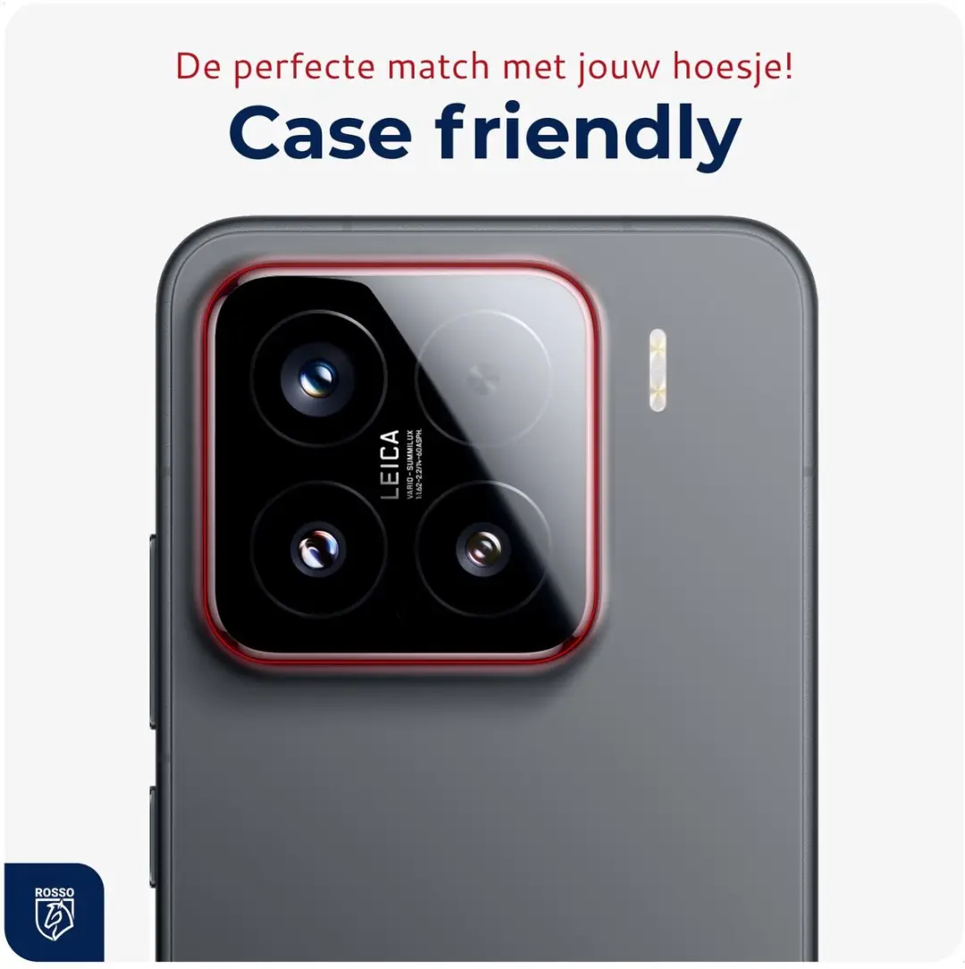 Rosso Camera Protector Xiaomi 15 - Ultra Dun Glas - Transparant