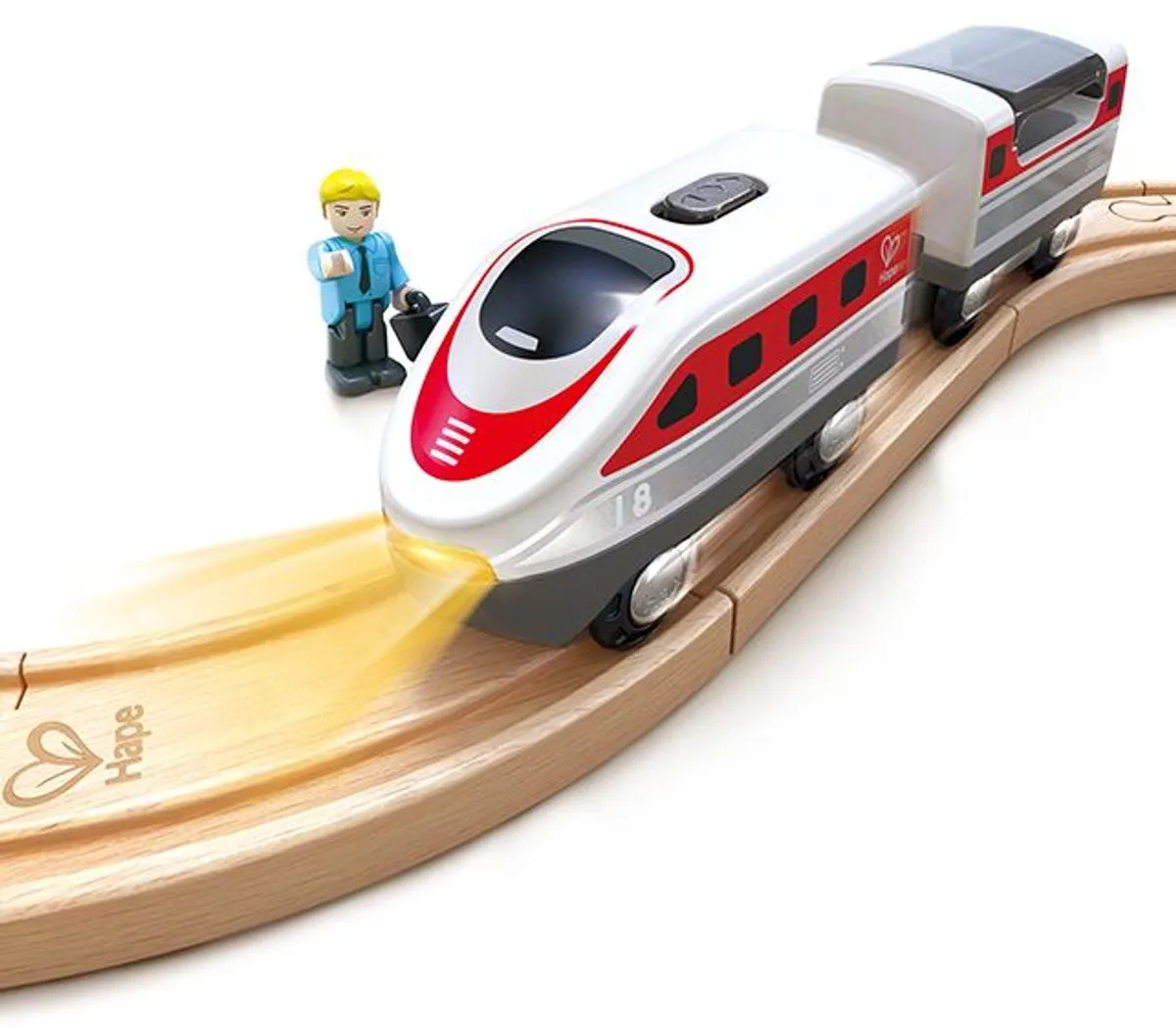 Hape Intercity Treinenset E3774 - 4-delig - 2x AAA