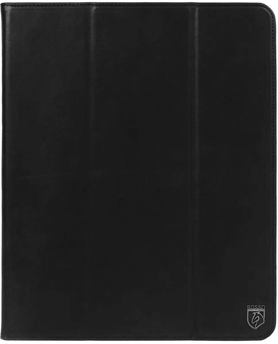Rosso Elite 216762 Hoes iPad Air 13 - 2-in-1 Echt Leer - Zwart