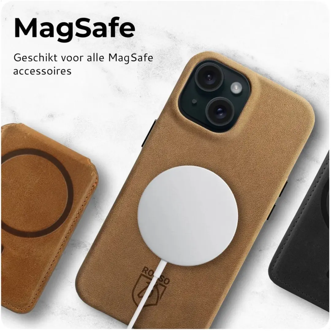 Rosso Elite 218775 Hoesje iPhone Air - Lichtbruin