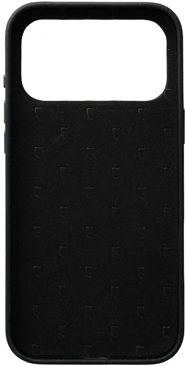 Rosso Elite 218760 Hoesje iPhone 17 Pro Max - Echt Leer - Zwart
