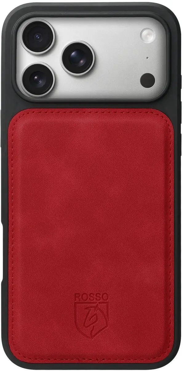 Rosso Element 218727 iPhone 17 Pro Max Hoesje - Portemonnee Rood