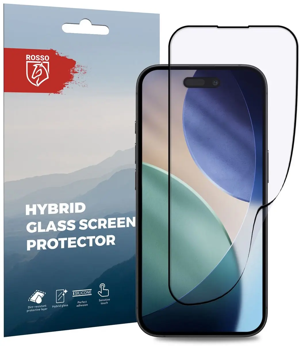 Rosso Hybrid Glass Geschikt voor Apple iPhone Air
