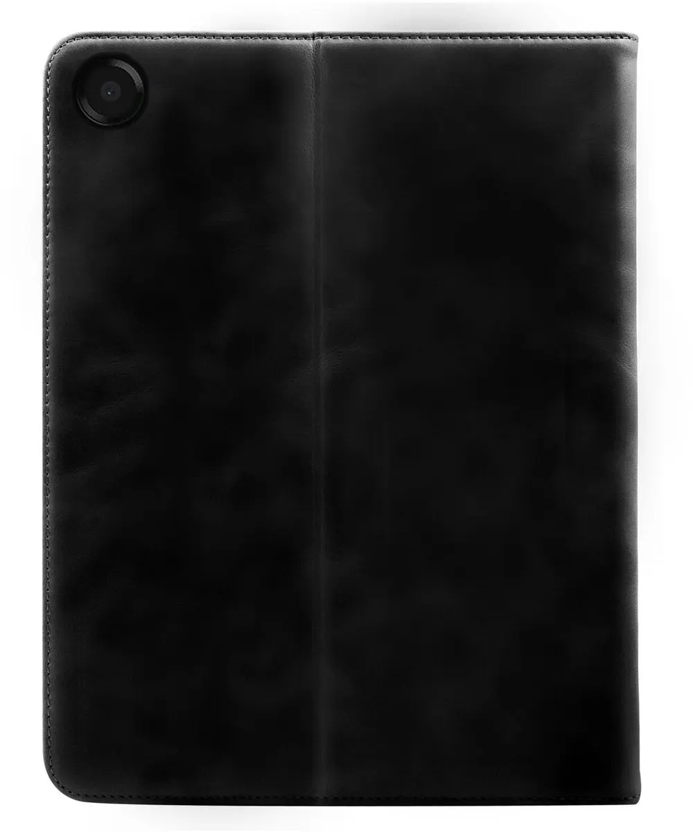 Rosso Deluxe 228330 Hoes Samsung Galaxy Tab A11 Plus - Echt Leer Zwart
