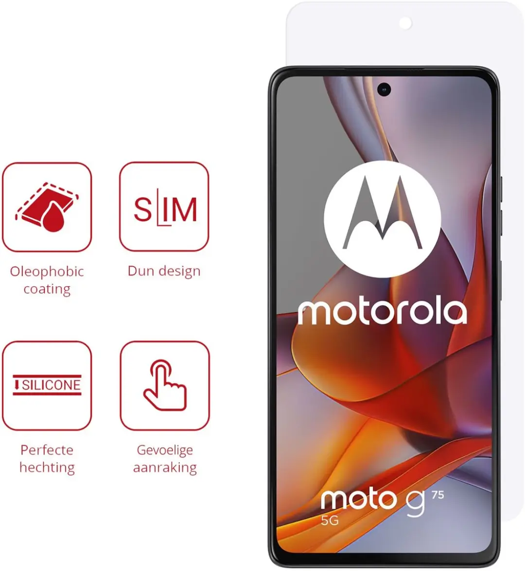 Rosso Screen Protector Motorola Moto G75 - 2 Stuks