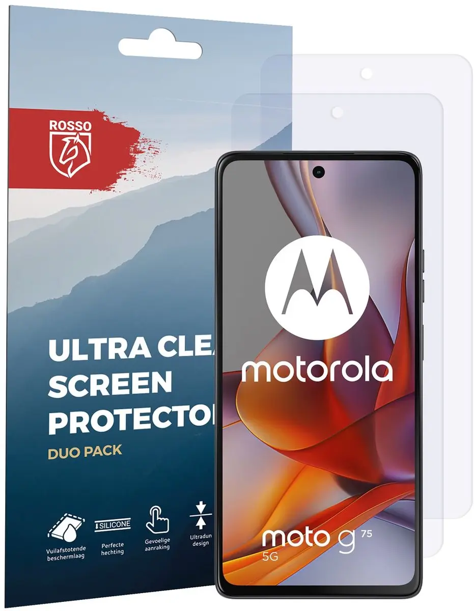 Rosso Screen Protector Geschikt voor Motorola Moto G75