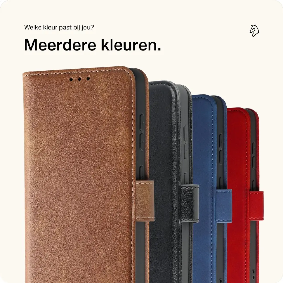 Rosso Element Wallet Book Case 242679 - Samsung Galaxy S26 - 3 Pasjes - Bruin