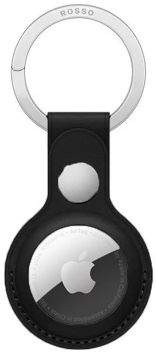 Rosso Deluxe Sleutelhanger Echt Leer 225984 - Zwart & Bruin