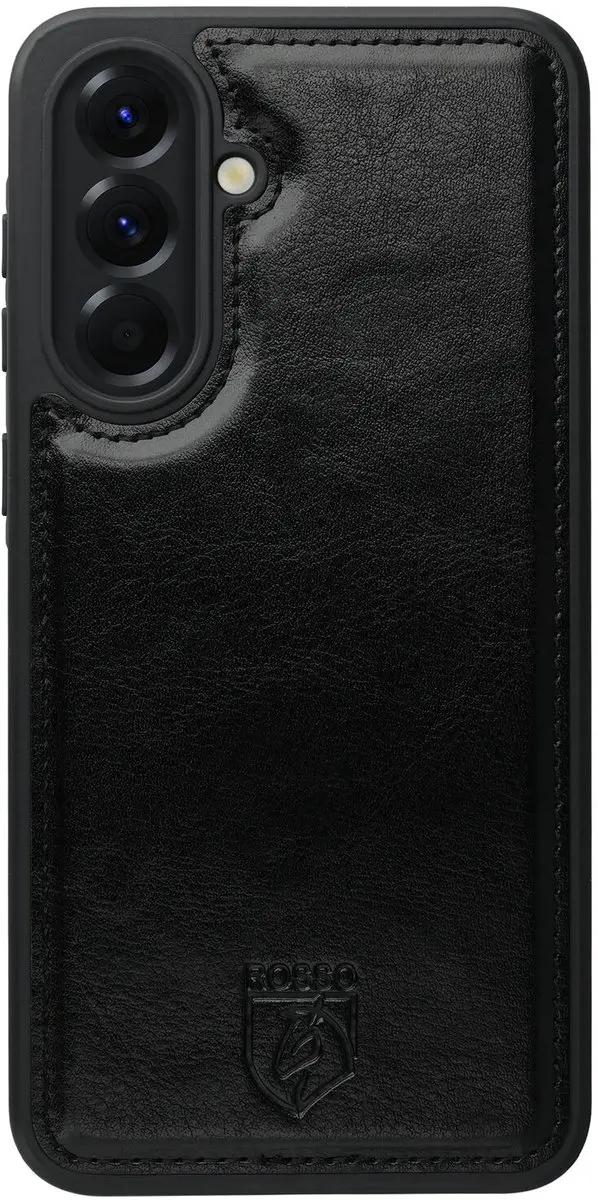 Rosso Element 224484 Hoesje Samsung Galaxy S25 FE - 3 Pasjes - Zwart - afbeelding 6 van 6